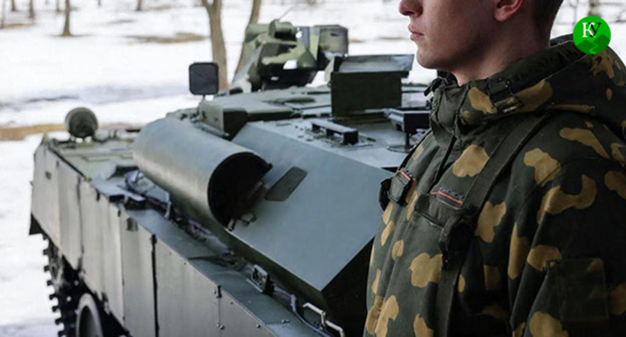 Военнослужащий. Иллюстрация создана "Кавказским узлом" при помощи ИИ в программе Copilot