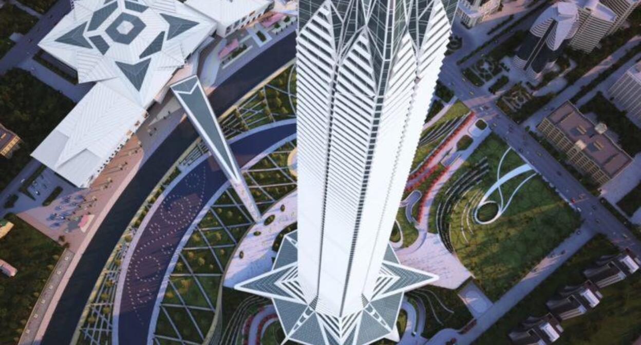 Строительство небоскреба "Ахмат-тауэр" в Грозном. Фото: Грозный Информ https://www.grozny-inform.ru/news/society/182258/ Строительство небоскреба "Ахмат-тауэр" в Грозном. Фото: Грозный Информ https://www.grozny-inform.ru/news/society/182258/