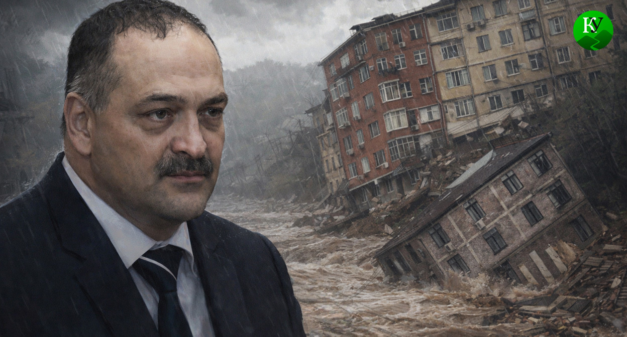 Меликов и обрушенная пристройка. Иллюстрация создана «Кавказским узлом» с помощью ИИ в программе Copilot Меликов и обрушенная пристройка. Иллюстрация создана «Кавказским узлом» с помощью ИИ в программе Copilot