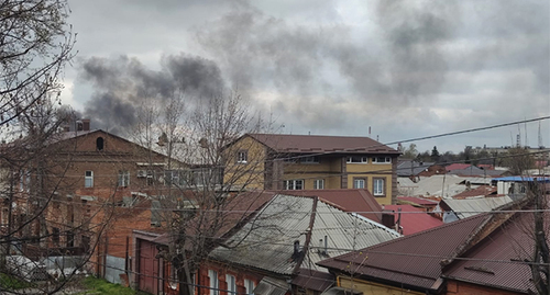 Взрыв во Владикавказе. 10 апреля 2026 г. Фото предоставлено "Кавказскому узлу" очевидцем Взрыв во Владикавказе. 10 апреля 2026 г. Фото предоставлено "Кавказскому узлу" очевидцем
