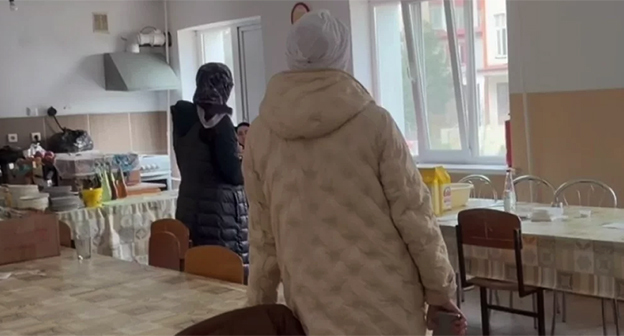 Пункт временного размещения в Дагестане. Фото: Администрация Махачкалы