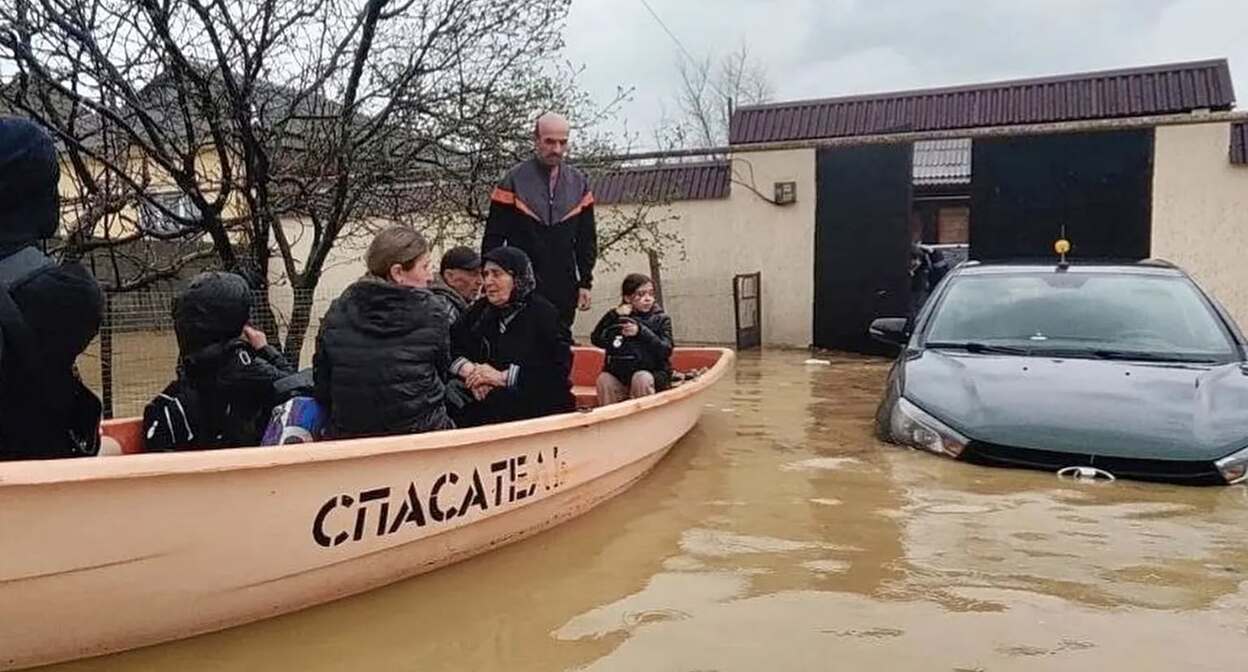Наводнение в Дагестане, начало апреля 2026 года. Фото: пресс-служба МЧС по Дагестану.