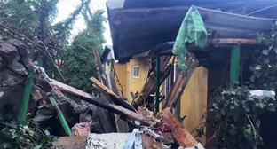 Последствия атаки беспилотников на Туапсе. 16 апреля 2026 г. Фото: Оперативный штаб — Краснодарский край / Телеграм