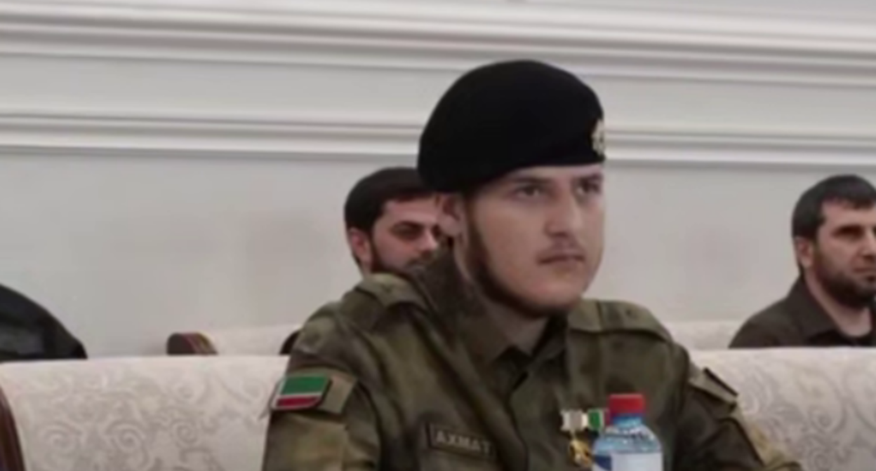 Адам Кадыров. Скриншот фото из Telegram-канала Рамзана Кадырова от 16.02.26, https://t.me/RKadyrov_95/6363.