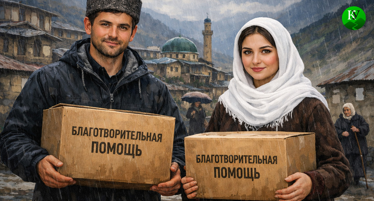 Благотворительная помощь. Иллюстрация создана «Кавказским узлом» с помощью ИИ в программе Copilot Благотворительная помощь. Иллюстрация создана «Кавказским узлом» с помощью ИИ в программе Copilot