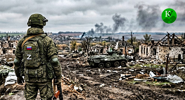 Военнослужащий. Иллюстрация создана "Кавказским узлом" при помощи ИИ в программе Copilot