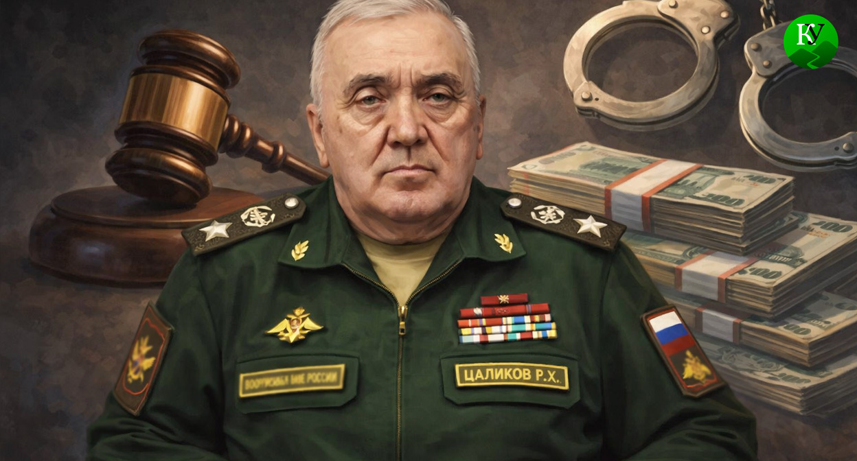 Руслан Цаликов. Иллюстрация создана «Кавказским узлом» с помощью ИИ в программе Copilot
