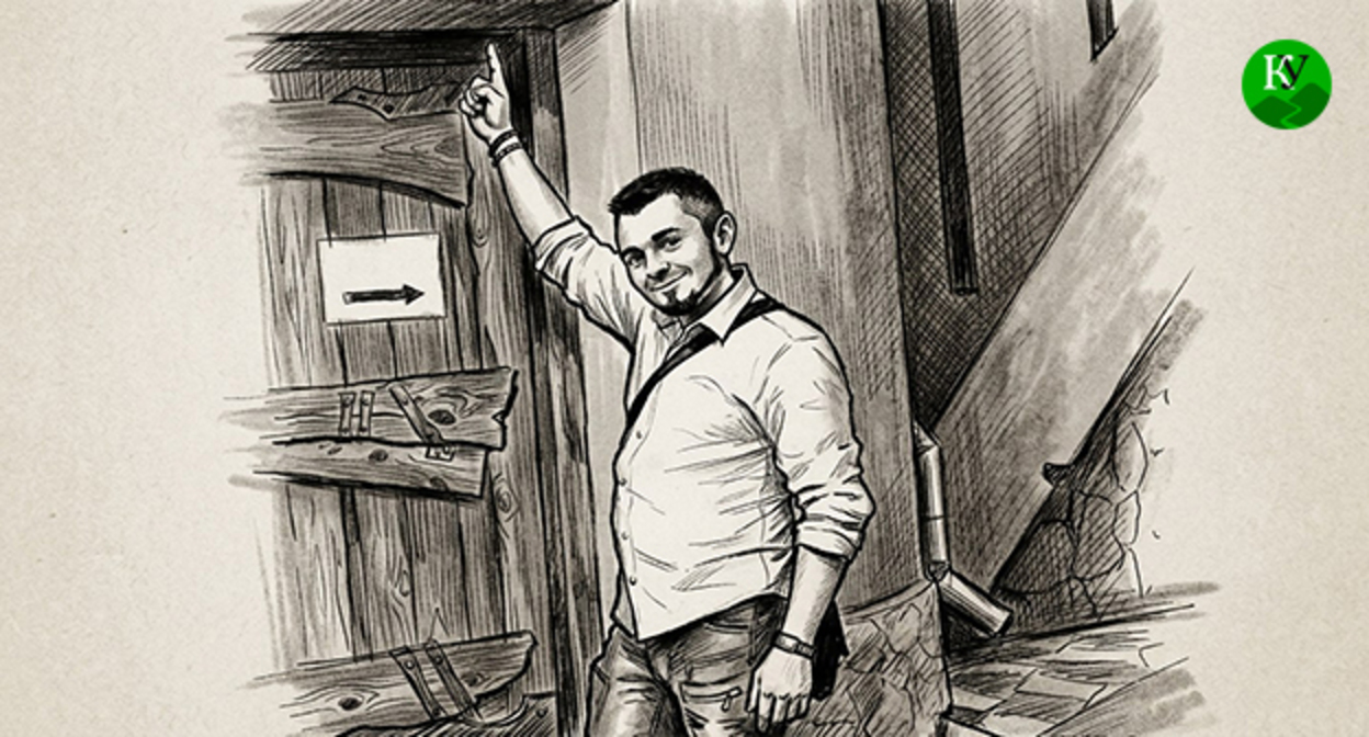 Владимир Яроцкий. Иллюстрация создана "Кавказским узлом" при помощи ИИ в программе Copilot