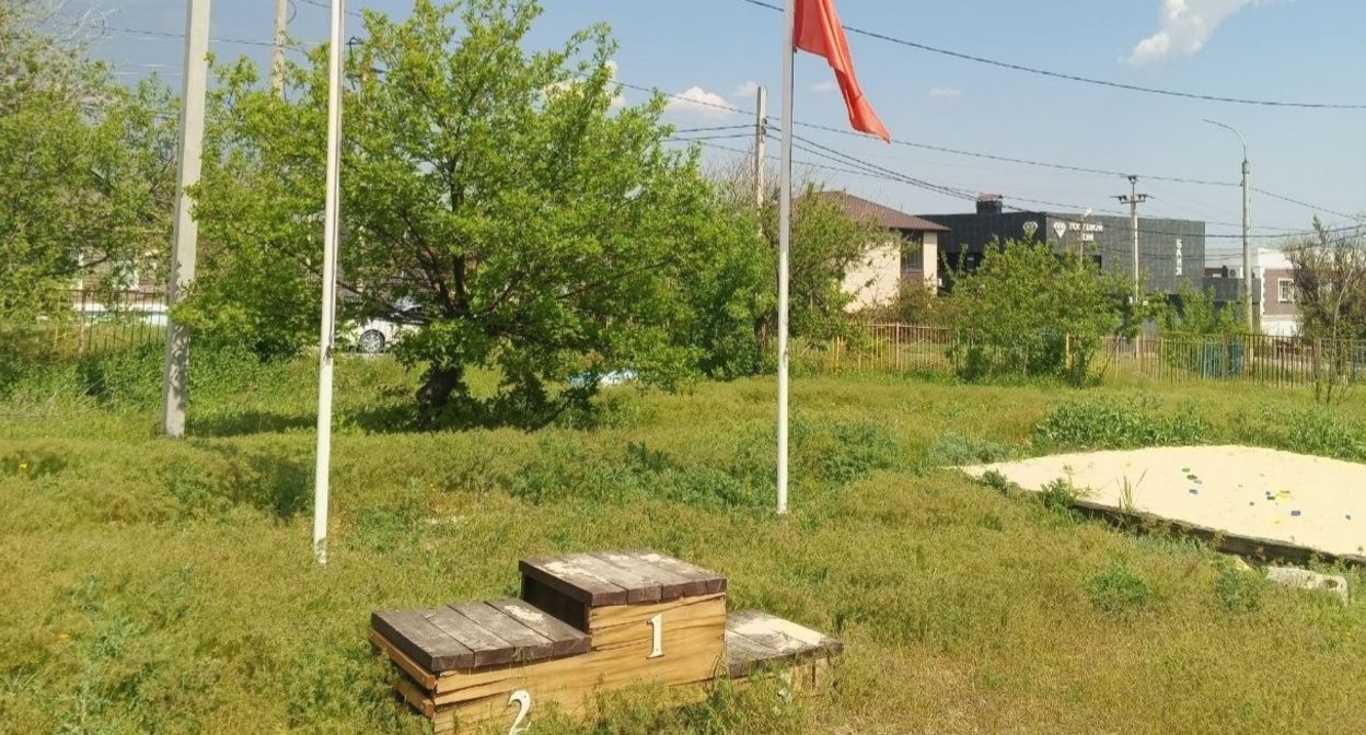 Стадион в волгоградском поселке Второй километр. Фото предоставлено Равилем Шабановым "Кавказскому узлу".