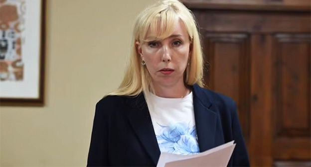 Анна Минькова. 13 мая 2026 г. Скриншот видео https://t.me/opskuban/1582