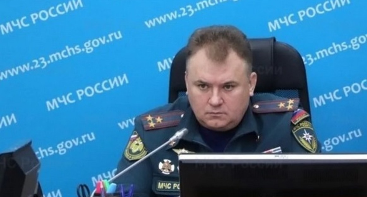 Сергей Симоненко в период работы в МЧС. 2007 год. Фото с сайта ГУ МЧС по Краснодарскому краю