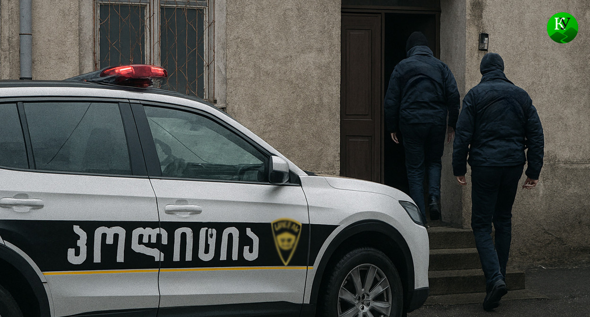 Полиция Грузии. Иллюстрация создана «Кавказским узлом» с помощью ИИ в программе Copilot