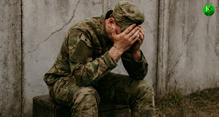 Военный на СВО. Иллюстрация создана «Кавказским узлом» с помощью ИИ в программе Copilot