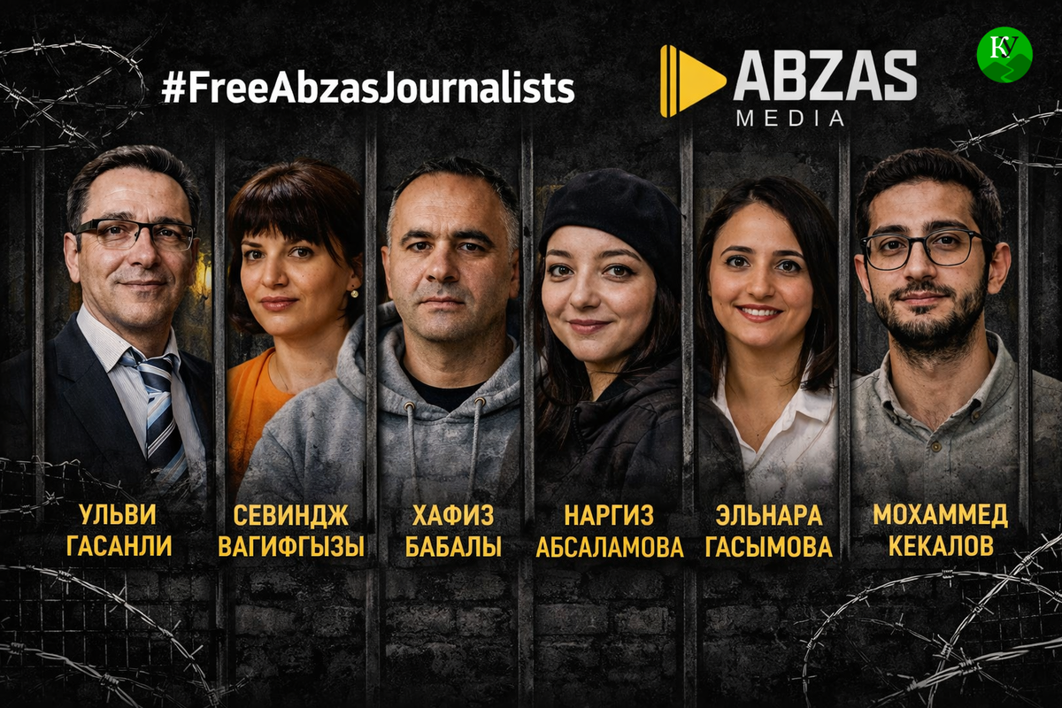 Арестованные журналисты Abzas Media.Иллюстрация создана «Кавказским узлом» с помощью ИИ в программе Copilot Арестованные журналисты Abzas Media.Иллюстрация создана «Кавказским узлом» с помощью ИИ в программе Copilot