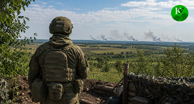 Военнослужащий. Иллюстрация создана "Кавказским узлом" при помощи ИИ в программе Copilot