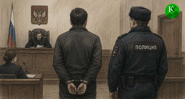 Мужчина в зале суда. Иллюстрация создана "Кавказским узлом" при помощи ИИ в программе Copilot Мужчина в зале суда. Иллюстрация создана "Кавказским узлом" при помощи ИИ в программе Copilot