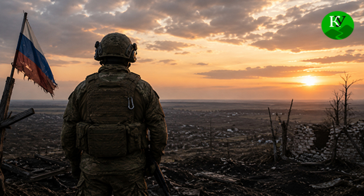 Военнослужащий. Иллюстрация создана "Кавказским узлом" при помощи ИИ в программе Copilot