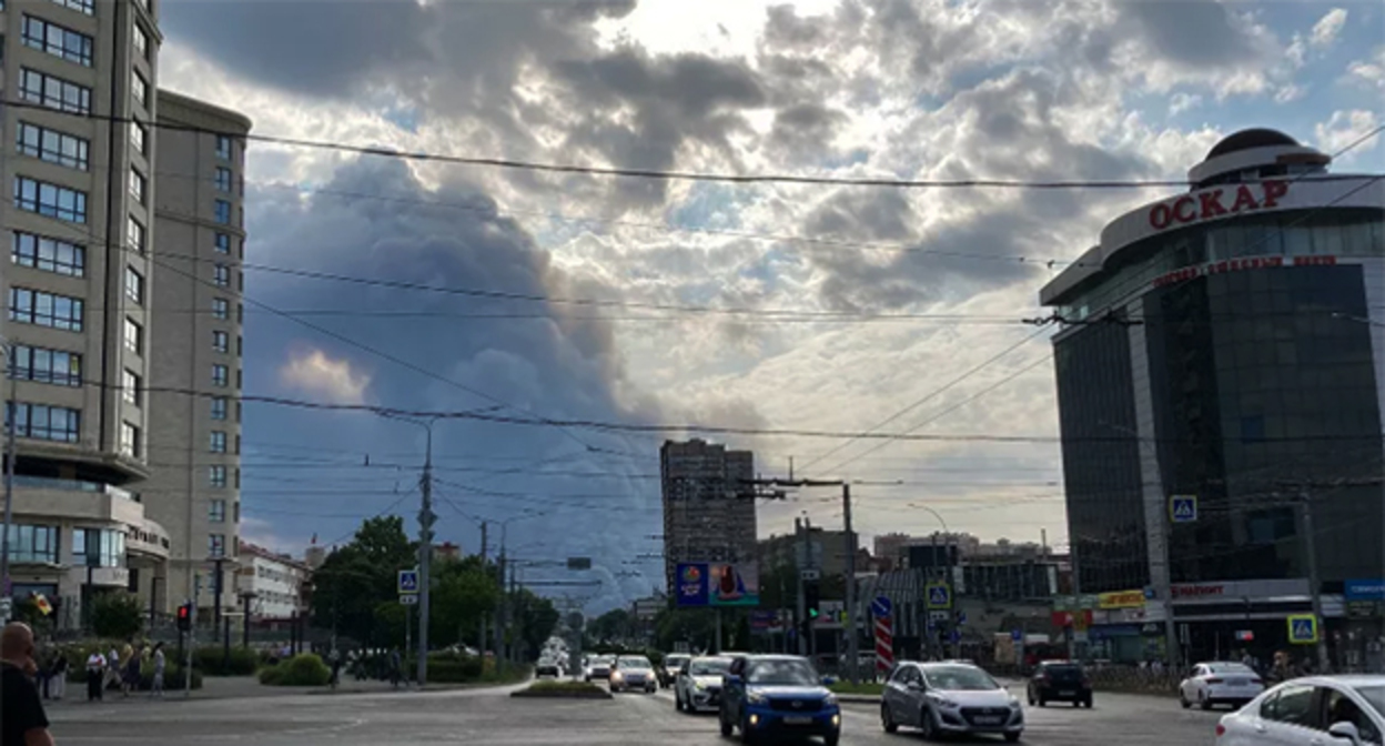Последствия атаки беспилотников в Краснодаре. Фото Антона Быкова, Юга.ру