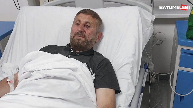 В Ахалцихе во дворе дома своего отца был избит имам местной мечети Шевкет Двалидзе. Фото: Батумелеби / https://batumelebi.netgazeti.ge/news/629810/