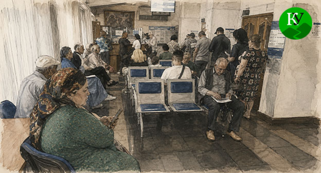 Пенсионеры. Иллюстрация создана "Кавказским узлом" при помощи ИИ в программе Copilot