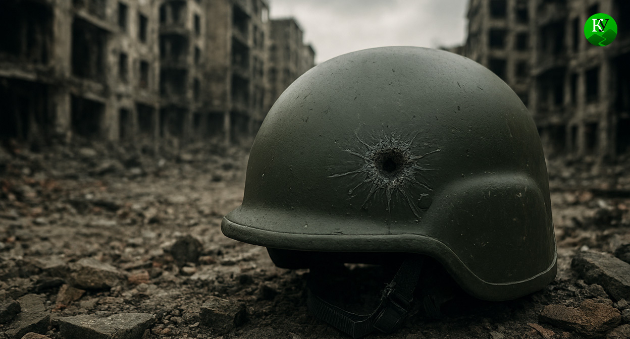 Каска военного. Иллюстрация создана «Кавказским узлом» с помощью ИИ в программе Copilot Каска военного. Иллюстрация создана «Кавказским узлом» с помощью ИИ в программе Copilot