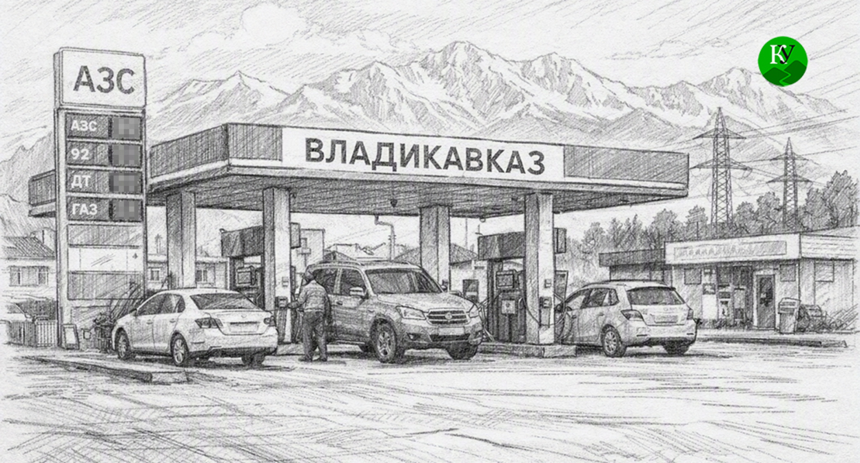 АЗС. Иллюстрация создана "Кавказским узлом" при помощи ИИ в программе Copilot АЗС. Иллюстрация создана "Кавказским узлом" при помощи ИИ в программе Copilot