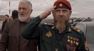Кадыров в новых погонах генерала армии. Кадр видео ТРК "Путь" / Instagram*