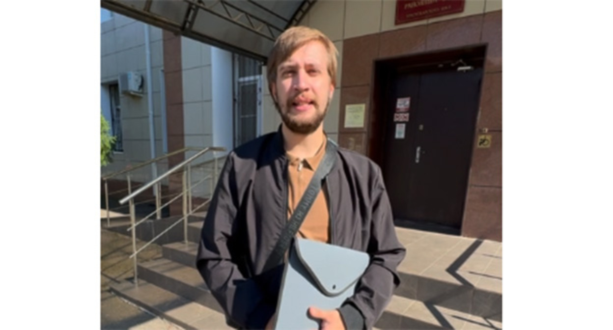 Владимир Козорог. Скриншот https://t.me/vova22kz/1321