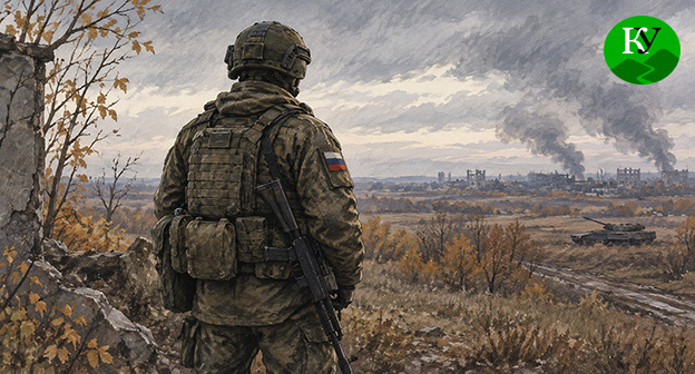 Военнослужащий. Иллюстрация создана "Кавказским узлом" при помощи ИИ в программе Copilot Военнослужащий. Иллюстрация создана "Кавказским узлом" при помощи ИИ в программе Copilot