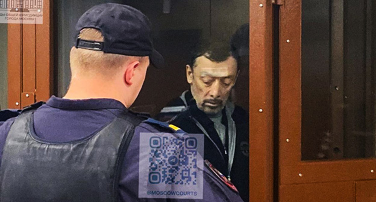 Ибрагим Сулейманов в зале суда. Фото: Суды общей юрисдикции