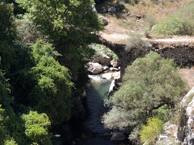 Мост в ущелье Унот. 1720г. Мост в ущелье Унот. 1720г.