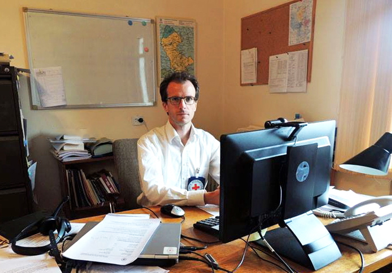 Томас Халье, глава миссии МККК в Нагорном Карабахе Томас Халье, глава миссии МККК в Нагорном Карабахе