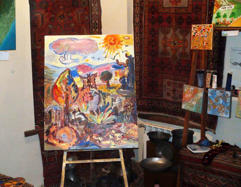 А эту картину нарисовали дети в Степанакерте во время первого космического полёта. Коллективная работа. А эту картину нарисовали дети в Степанакерте во время первого космического полёта. Коллективная работа.