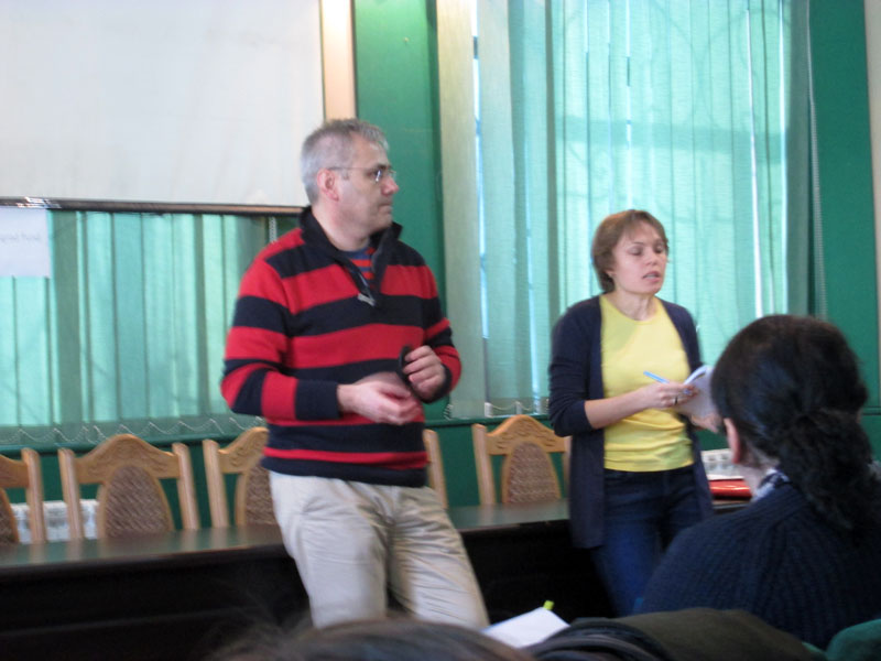 Представитель посольства Чехии в Грузии Альберт Сидо. Открытие мероприятия.