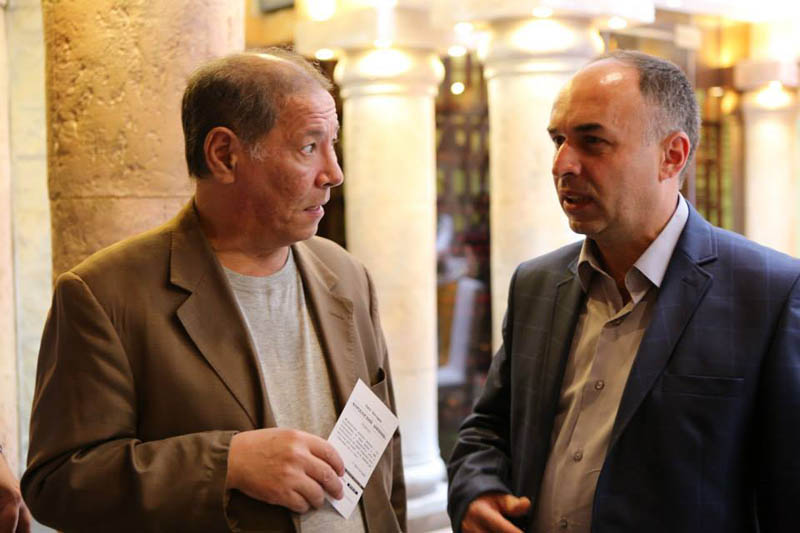Журналист Эдуард Сахинов и Ашот Бегларян. Журналист Эдуард Сахинов и Ашот Бегларян.