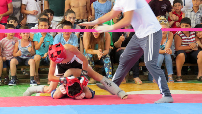 Борятся Левон Григорян и Карен Саркисян, вес до 32 кг. Борятся Левон Григорян и Карен Саркисян, вес до 32 кг.