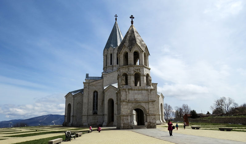 Церковь Казанчецоц (19в.). Шуши. Церковь Казанчецоц (19в.). Шуши.
