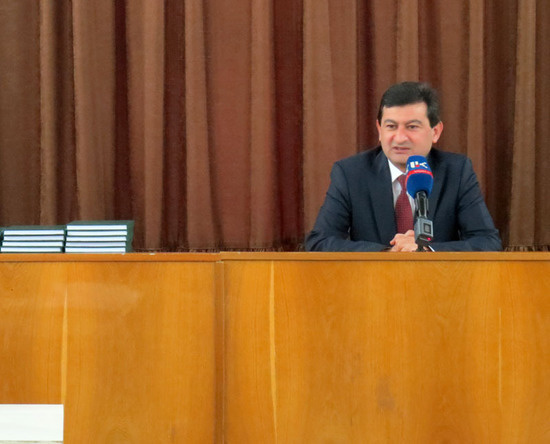 Всупительное слово замминистра экономики Нагорного Карабаха Сергея Шахвердяна.